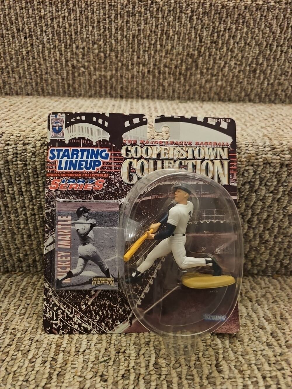 1997 Kenner Starting Lineup Cooperstown Collection Mickey Mantle